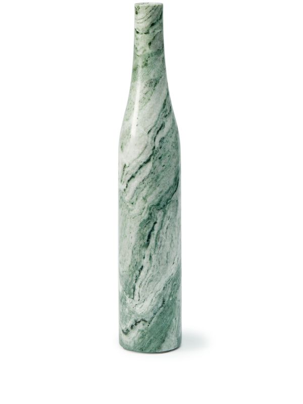 browns POLSPOTTEN Green Heritage Bottle Marble Candle Holder | Browns Candle Holders