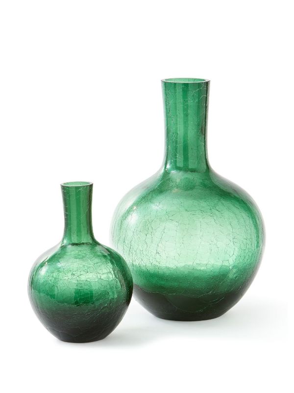 Browns POLSPOTTEN Green Large Ball Body Glass Vase | Browns Vases