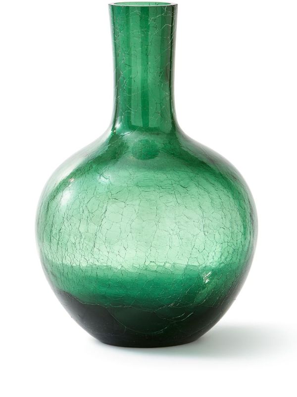 browns POLSPOTTEN Green Large Ball Body Glass Vase | Browns Vases