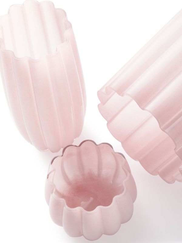Browns POLSPOTTEN Light Pink Large Melon Glass Vase | Browns Vases