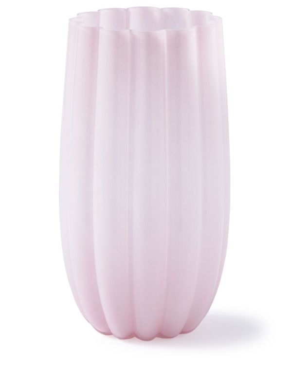 browns POLSPOTTEN Light Pink Large Melon Glass Vase | Browns Vases