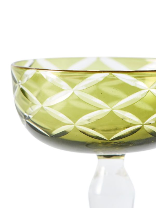 Browns POLSPOTTEN Multicolour Cuttings Coupe Glass Set | Browns Glassware