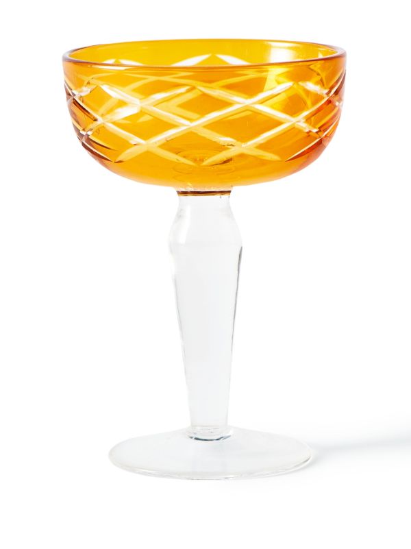 Browns POLSPOTTEN Multicolour Cuttings Coupe Glass Set | Browns Glassware