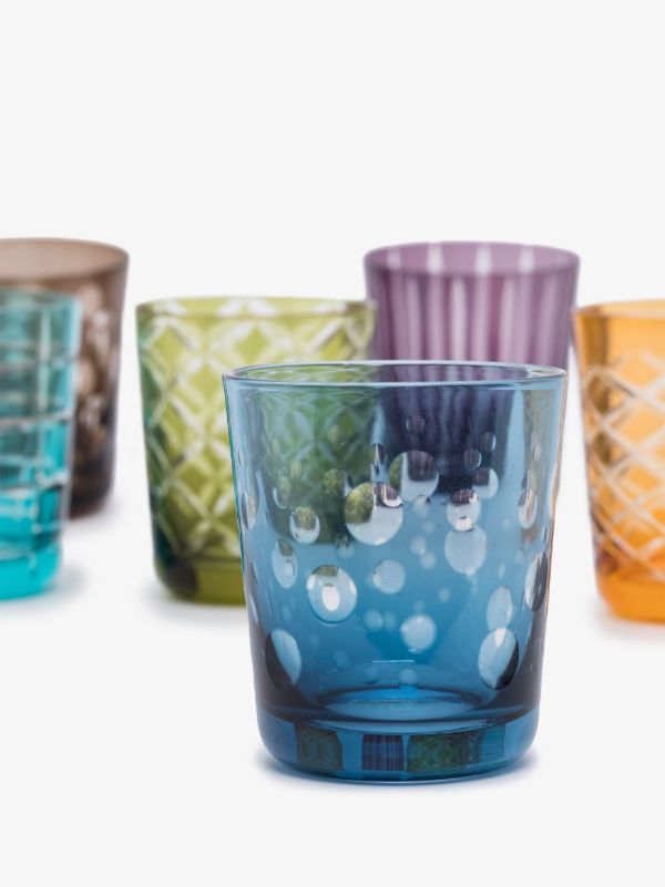 Browns POLSPOTTEN Multicolour Glass Set | Browns Glassware