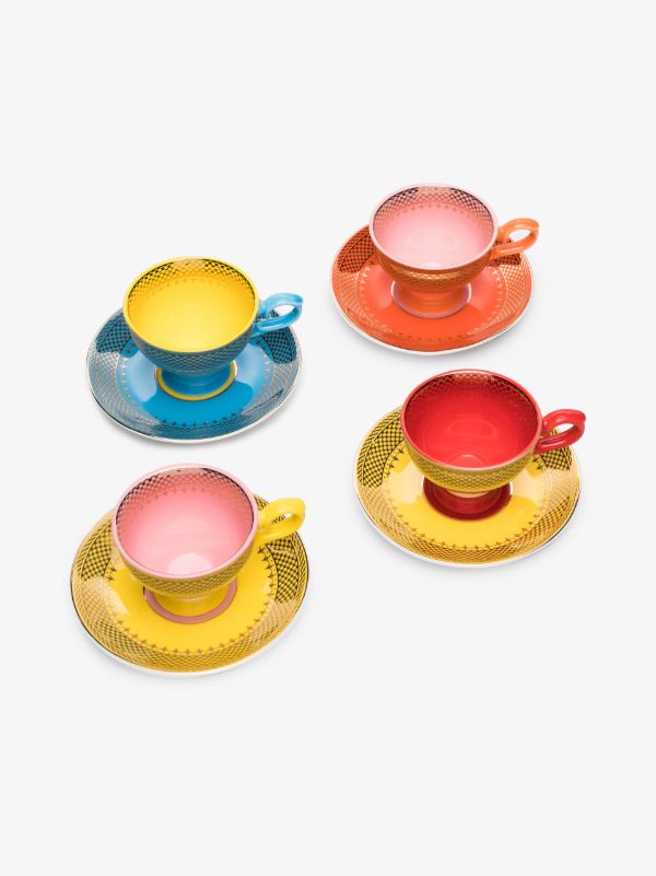 browns POLSPOTTEN Multicolour Grandpa Espresso Set | Browns Cups & Tea Sets