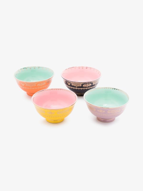browns POLSPOTTEN Multicolour Grandpa porcelain bowl set | Browns Homeware
