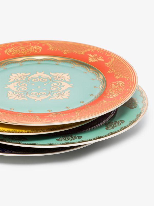 Browns POLSPOTTEN Multicolour Grandpa Side Plate Set | Browns Plates & Bowls