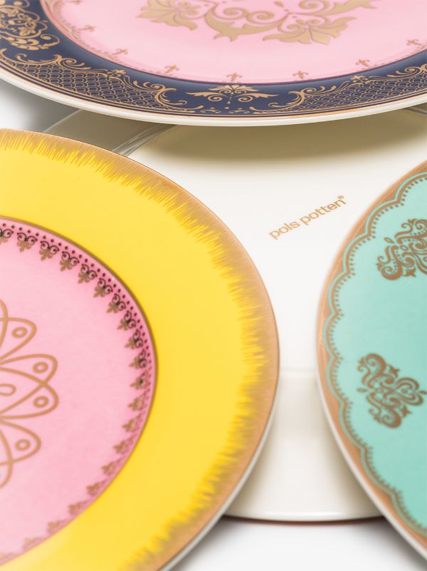 Browns POLSPOTTEN Multicolour Grandpa Side Plate Set | Browns Plates & Bowls
