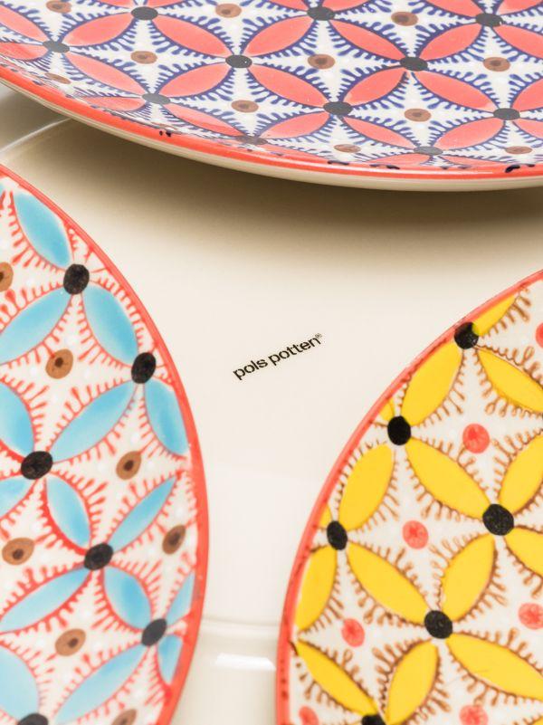 Browns POLSPOTTEN Multicolour Hippy Dinner Plate Set | Browns Plates & Bowls