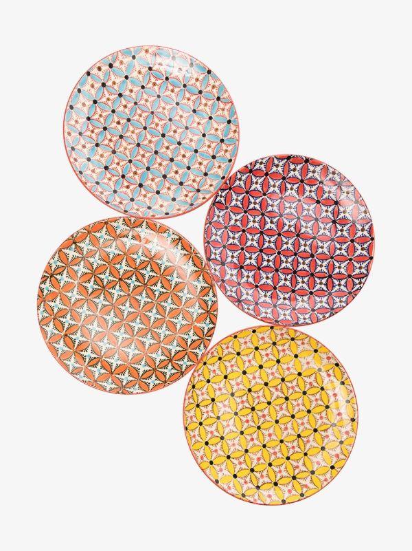 browns POLSPOTTEN multicolour Hippy dinner plate set | Browns Plates & Bowls