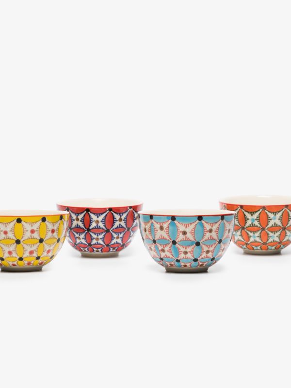 Browns POLSPOTTEN Multicolour Hippy Snack Bowl Set | Browns Plates & Bowls