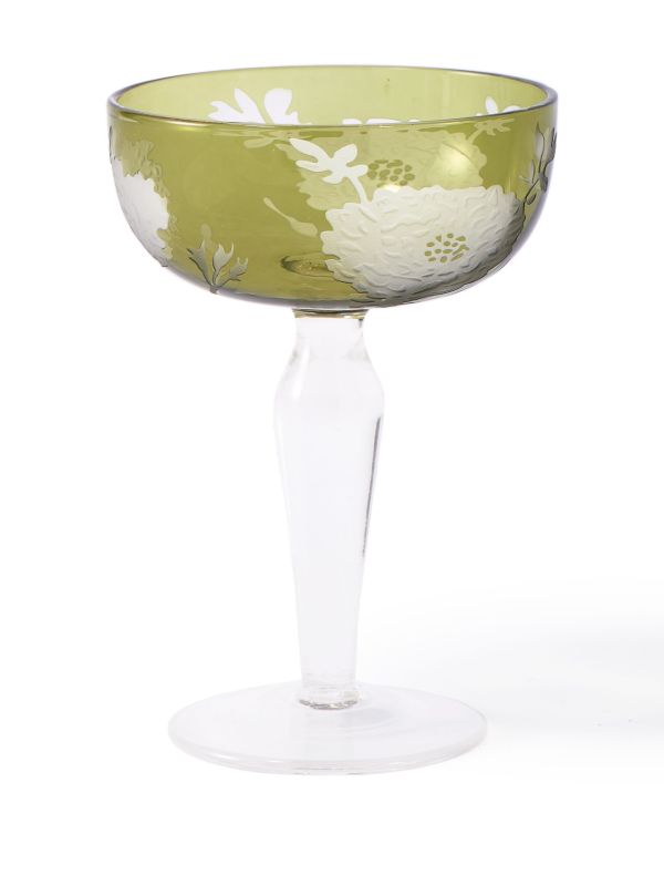 Browns POLSPOTTEN Multicolour Peony Coupe Glass Set | Browns Glassware