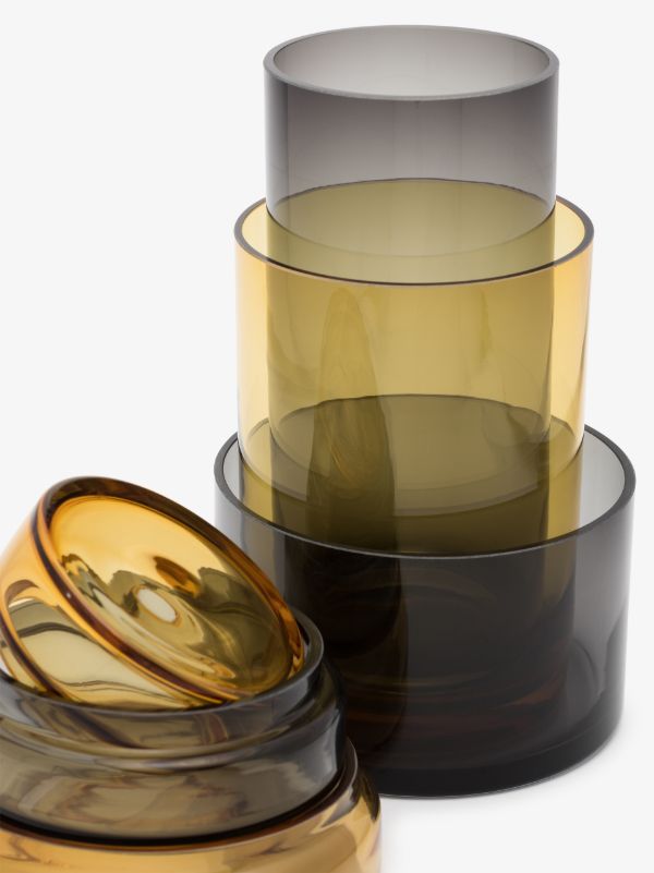 Browns POLSPOTTEN Neutral Caps & Jars Set | Browns Glassware