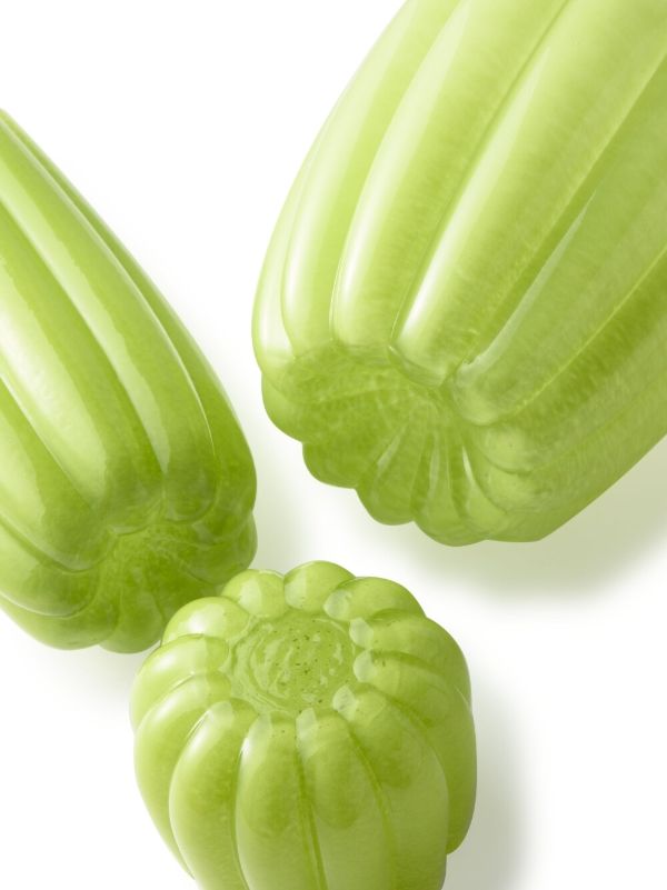 Browns POLSPOTTEN Olive Green Large Melon Glass Vase | Browns Vases