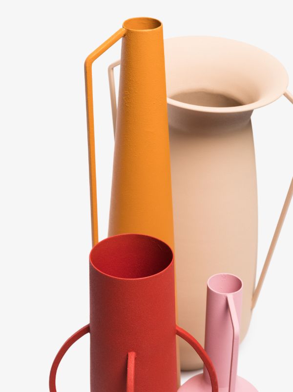 Browns POLSPOTTEN Orange Pink And Red Roman Sunset Vase Set | Browns Vases