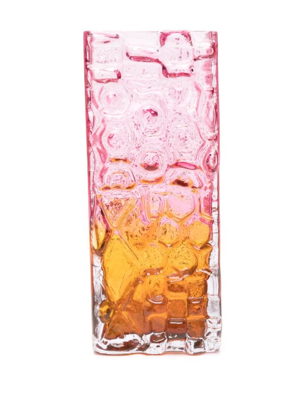 Browns POLSPOTTEN Pink Relief Glass Vase | Browns Vases