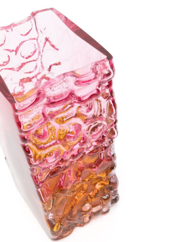 Browns POLSPOTTEN Pink Relief Glass Vase | Browns Vases