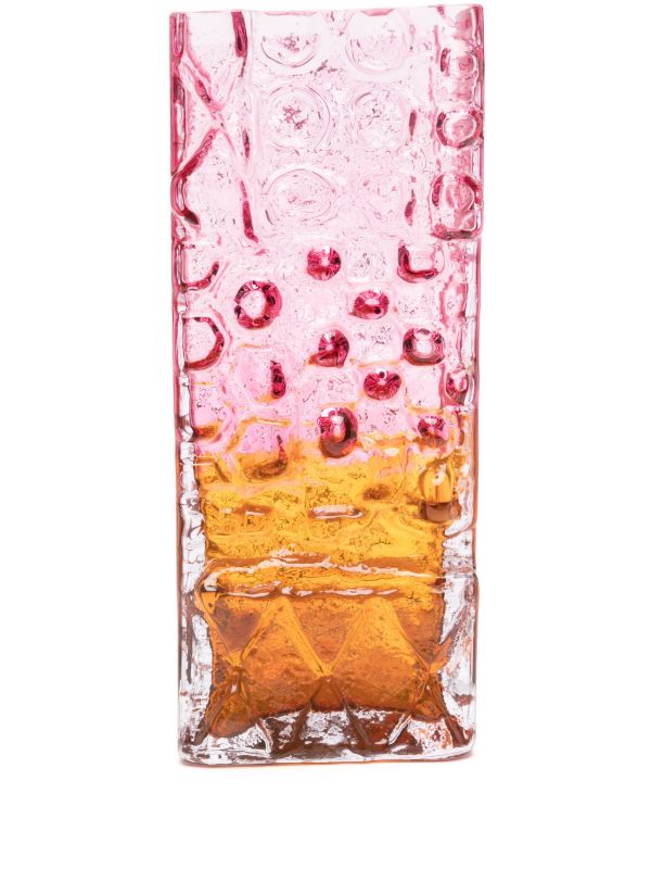browns POLSPOTTEN Pink Relief Glass Vase | Browns Vases