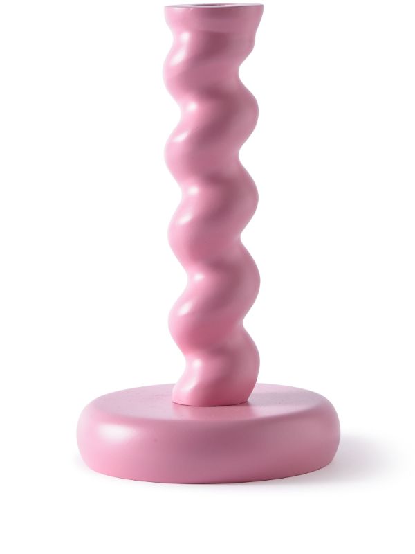 browns POLSPOTTEN Pink Twister Candle Holder | Browns Candle Holders