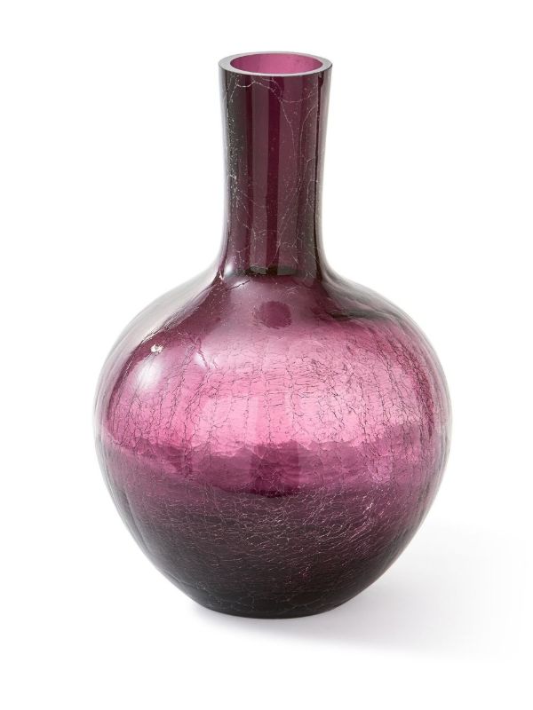 Browns POLSPOTTEN Purple Large Ball Body Glass Vase | Browns Vases