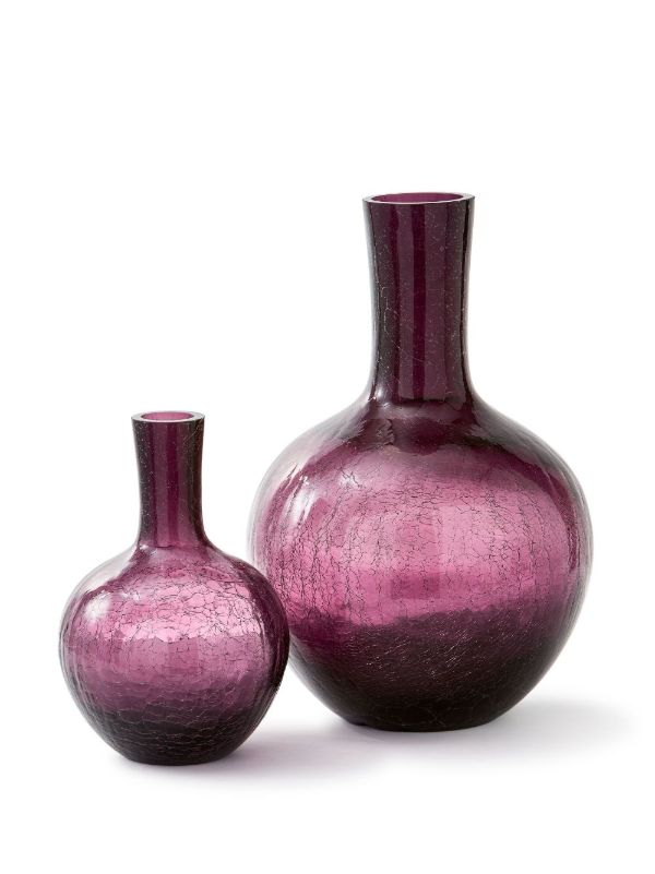 Browns POLSPOTTEN Purple Large Ball Body Glass Vase | Browns Vases