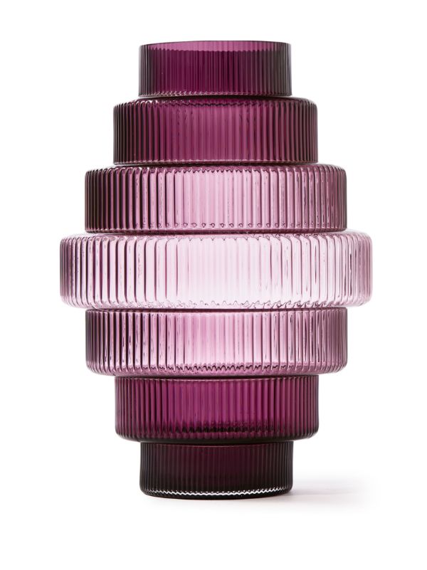 Browns POLSPOTTEN Purple Steps Large Glass Vase | Browns Vases