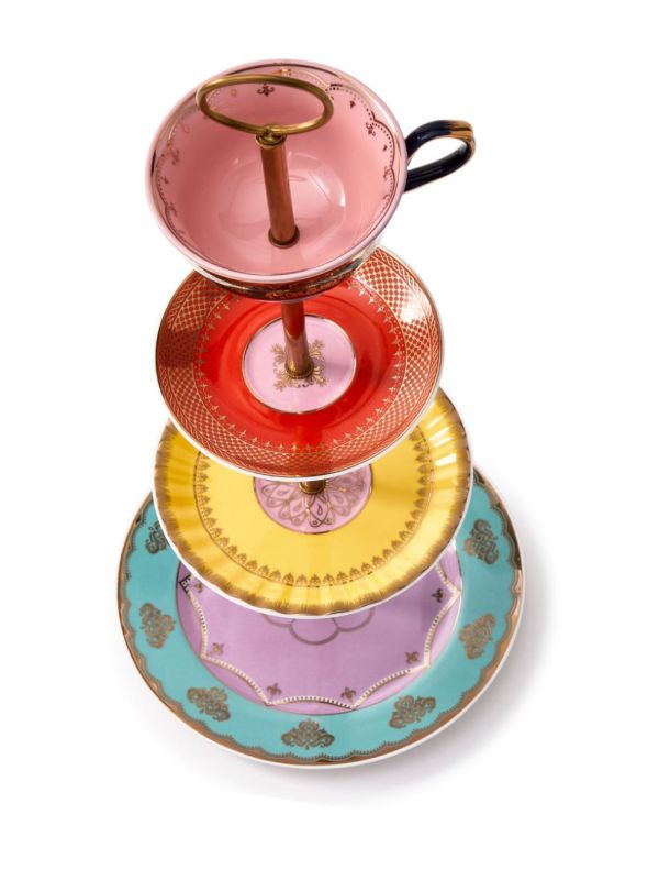 Browns POLSPOTTEN Red Grandpa High Tea Set Stand | Browns Plates & Bowls