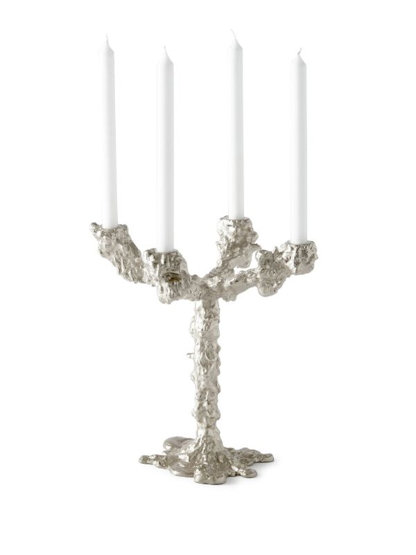 Browns POLSPOTTEN Silver-tone Drip Candle Holder | Browns Candle Holders