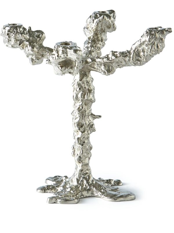 browns POLSPOTTEN Silver-tone Drip candle holder | Browns Candle Holders
