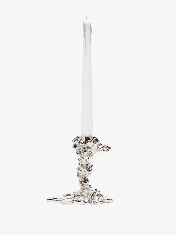 Browns POLSPOTTEN Silver-tone Drip Small Candle Holder | Browns Candle Holders
