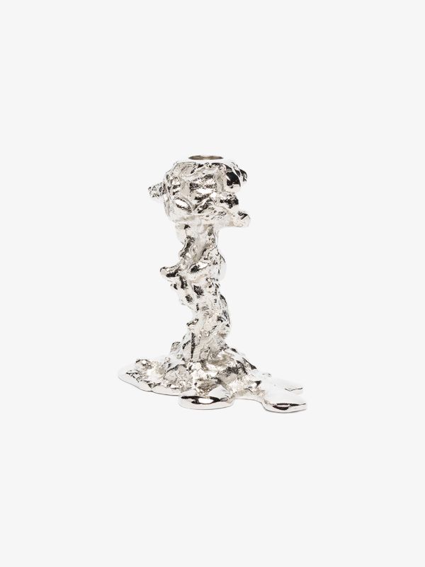 Browns POLSPOTTEN Silver-tone Drip Small Candle Holder | Browns Candle Holders