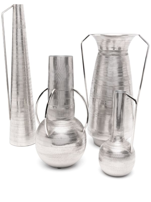 browns POLSPOTTEN Silver-tone Roman Vase Set | Browns Vases