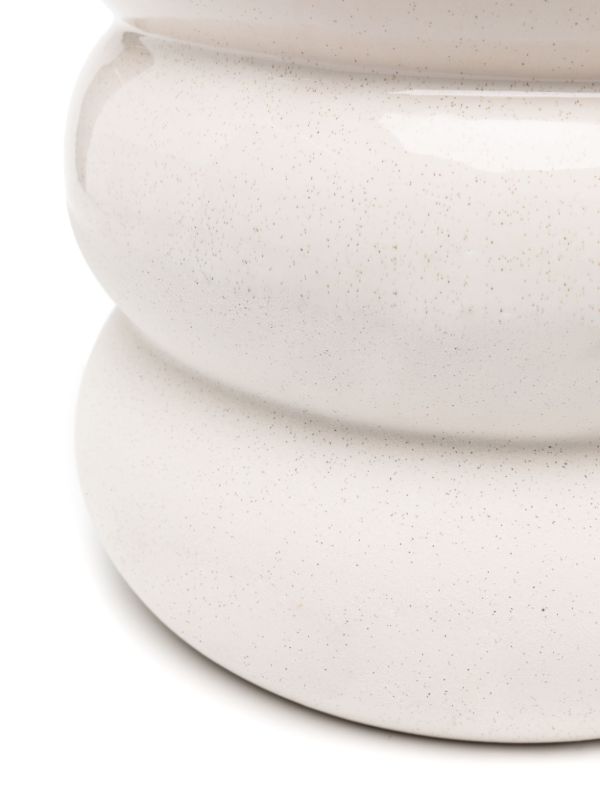 Browns POLSPOTTEN White Chubby Ceramic Stool | Browns Chairs & Stools
