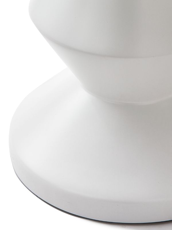 Browns POLSPOTTEN White Outdoor Zig Zag Lacquered Stool | Browns Chairs & Stools