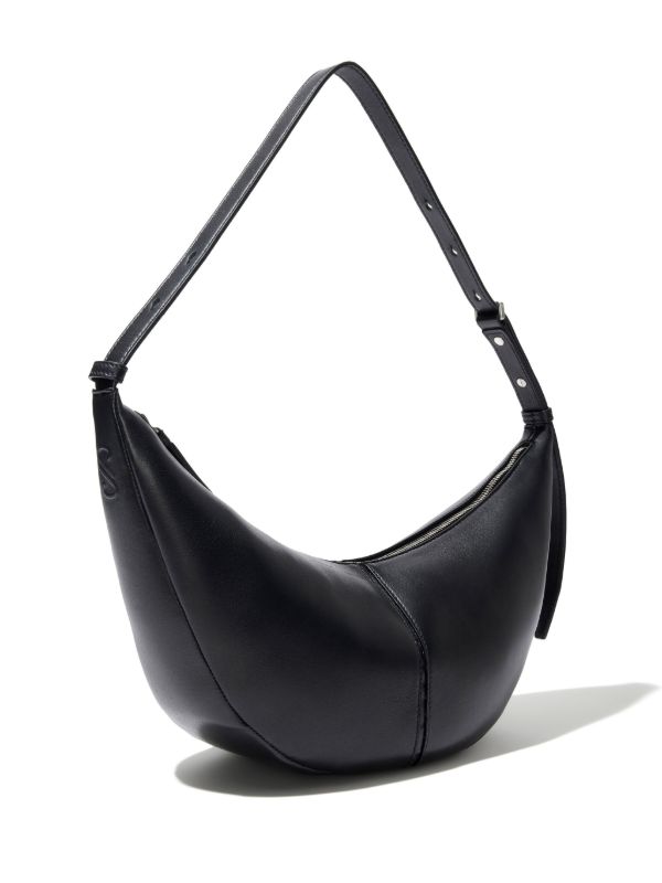 Browns Proenza Schouler Black Slide Leather Shoulder Bag | Browns Shoulder Bags