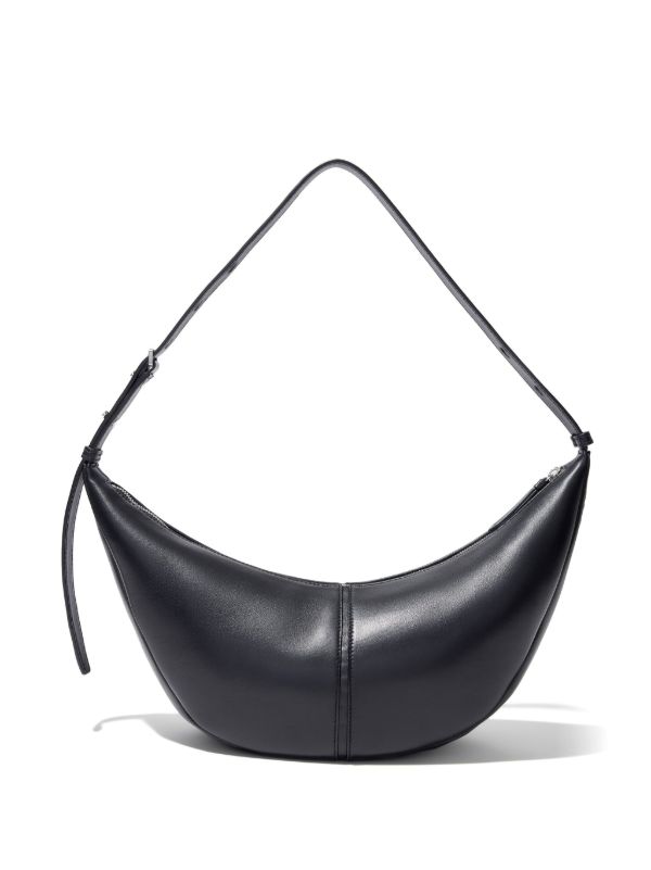 browns Proenza Schouler Black Slide Leather Shoulder Bag | Browns Shoulder Bags