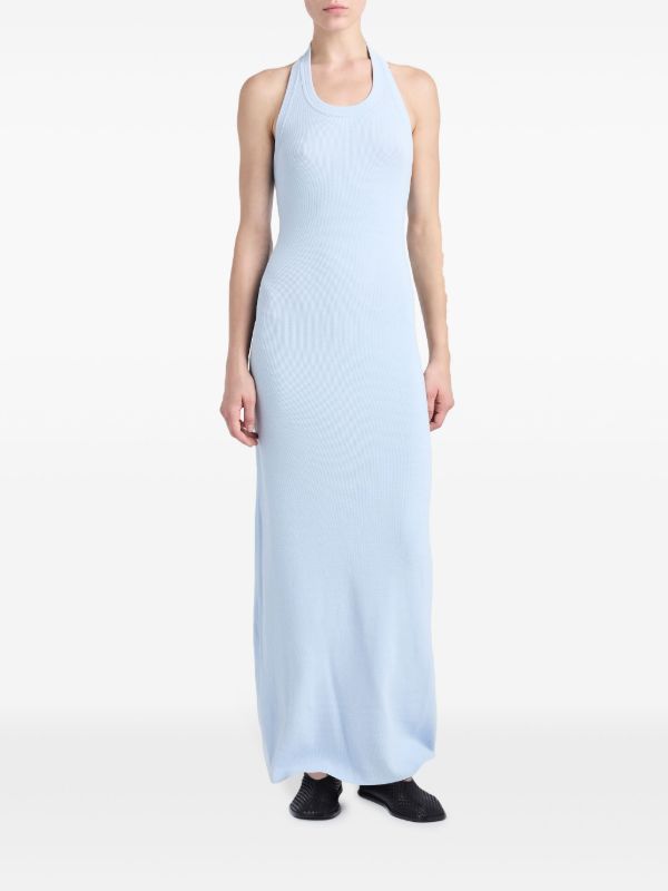 Browns Proenza Schouler Blue Meryl Knitted Maxi Dress | Browns Day Dresses