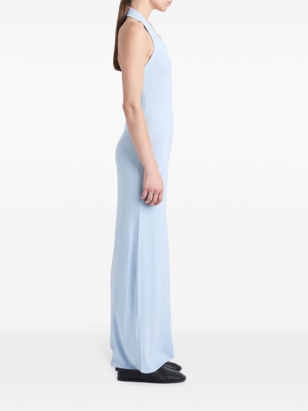 Browns Proenza Schouler Blue Meryl Knitted Maxi Dress | Browns Day Dresses