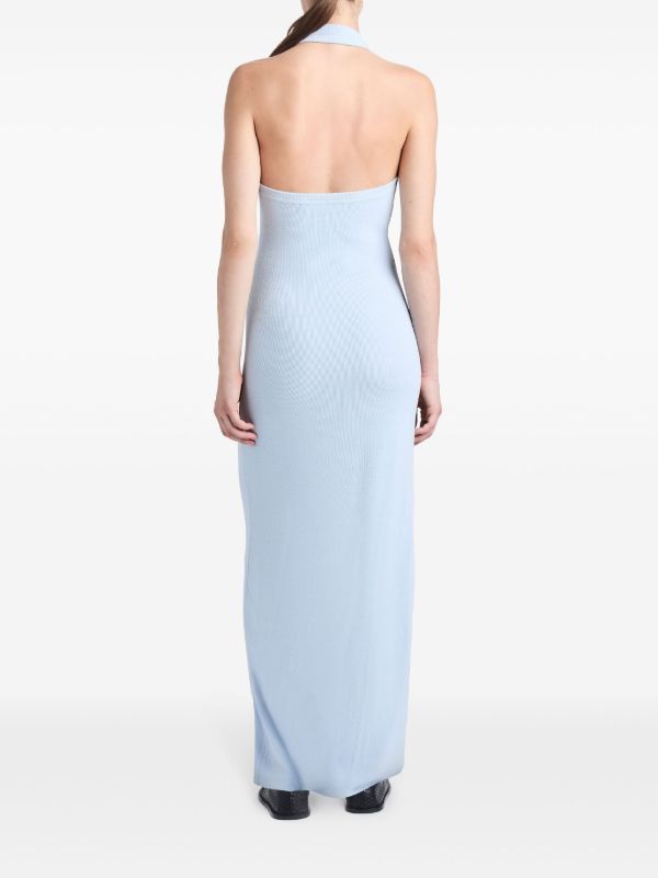 Browns Proenza Schouler Blue Meryl Knitted Maxi Dress | Browns Day Dresses