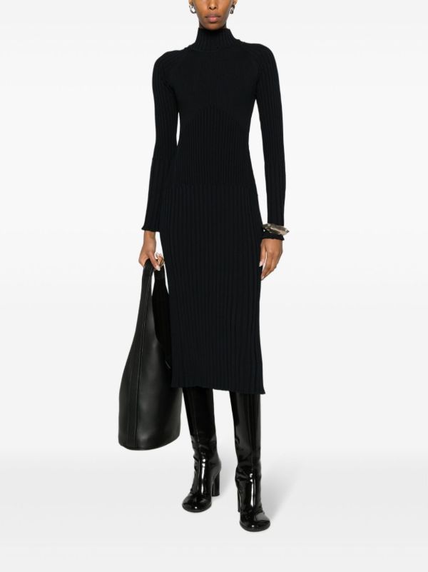 Browns Proenza Schouler Carmen Ribbed-knit Midi Dress | Browns Sweater Dresses