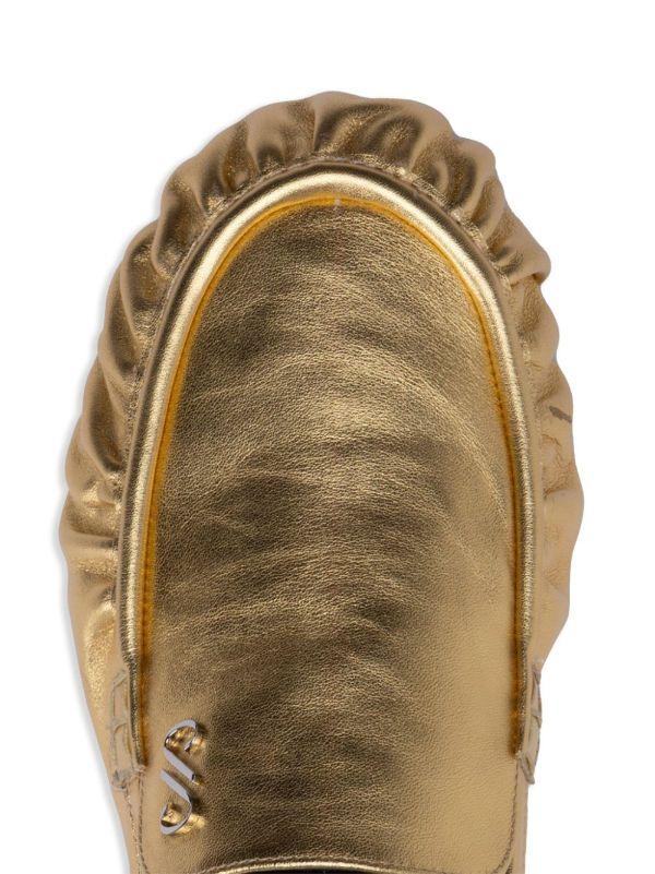 Browns Proenza Schouler Gold Park Loafers | Browns Loafers