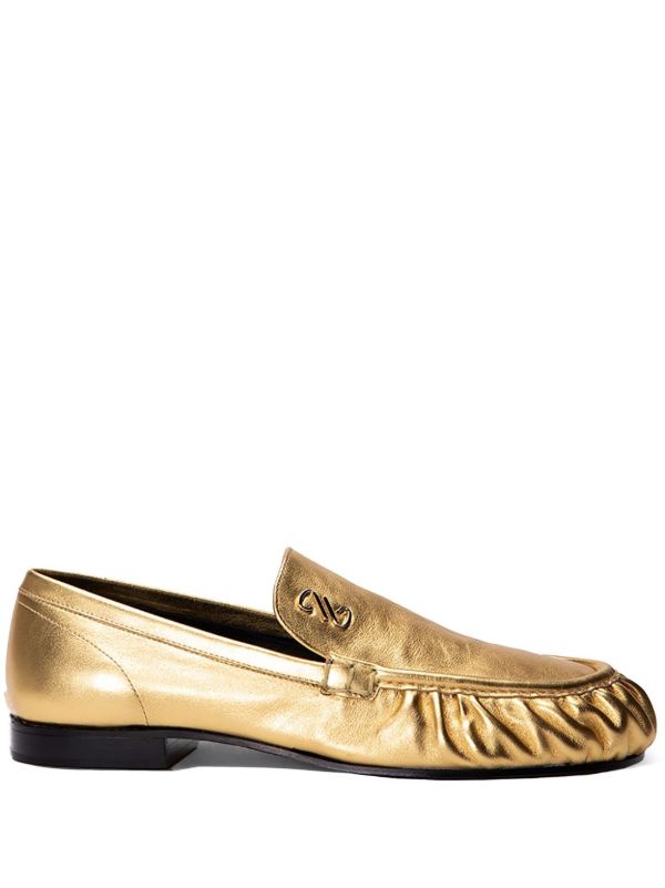 browns Proenza Schouler Gold Park Loafers | Browns Loafers