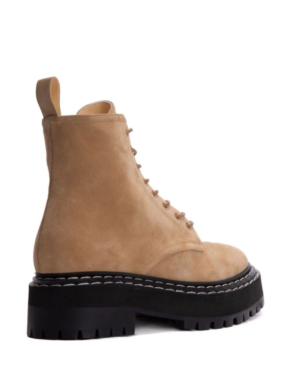 Browns Proenza Schouler Lace-up Suede Boots | Browns Boots