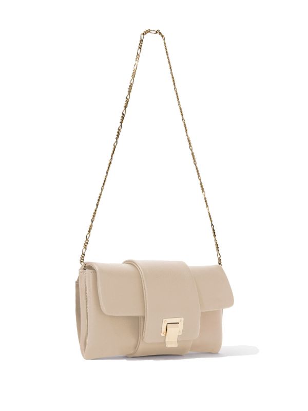 Browns Proenza Schouler Neutral Flip Leather Shoulder Bag | Browns Shoulder Bags
