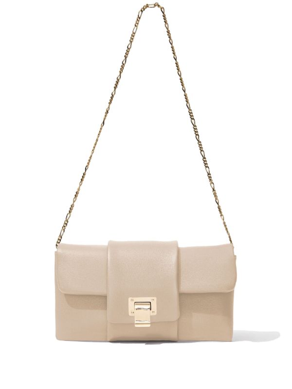 browns Proenza Schouler Neutral Flip Leather Shoulder Bag | Browns Shoulder Bags
