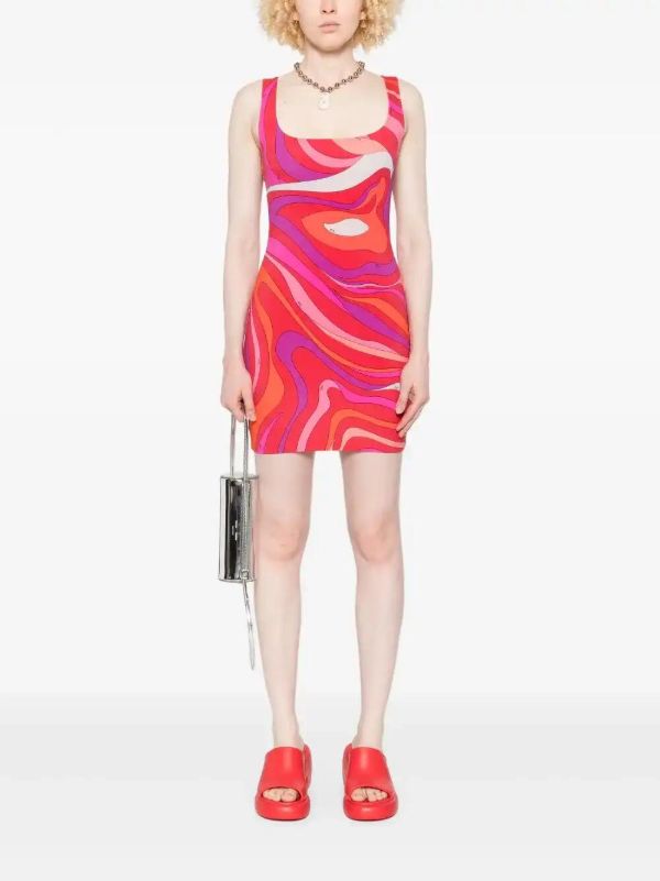 Browns PUCCI Iride-print Mini Dress | Browns Day Dresses