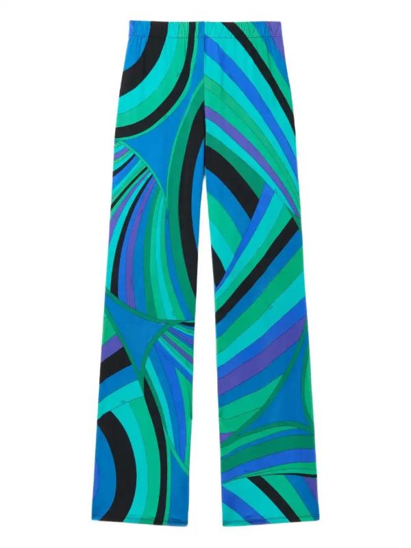 browns PUCCI Iride-print trousers | Browns Straight-Leg Pants