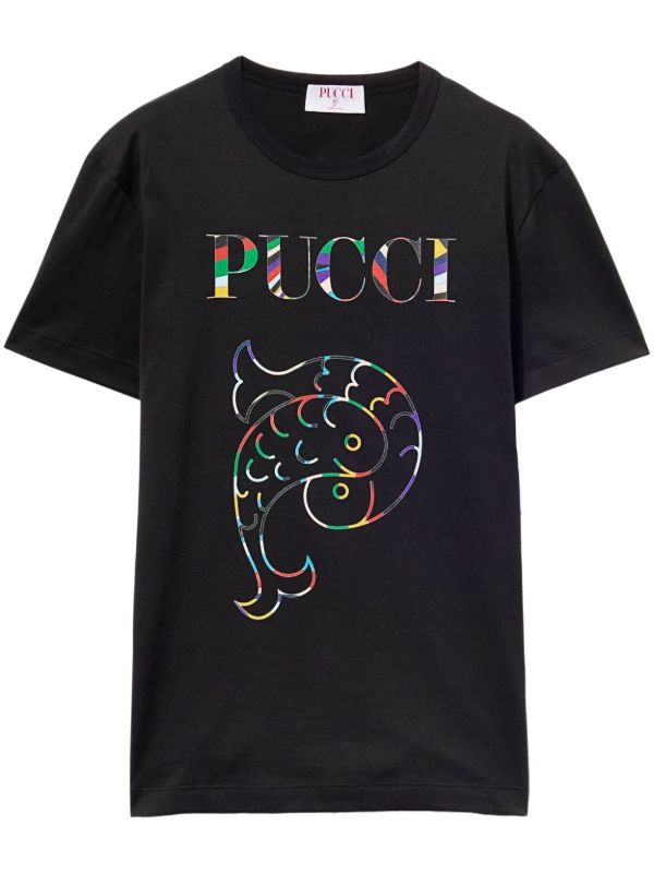 browns PUCCI logo-print cotton T-shirt | Browns T-Shirts & Jersey Shirts