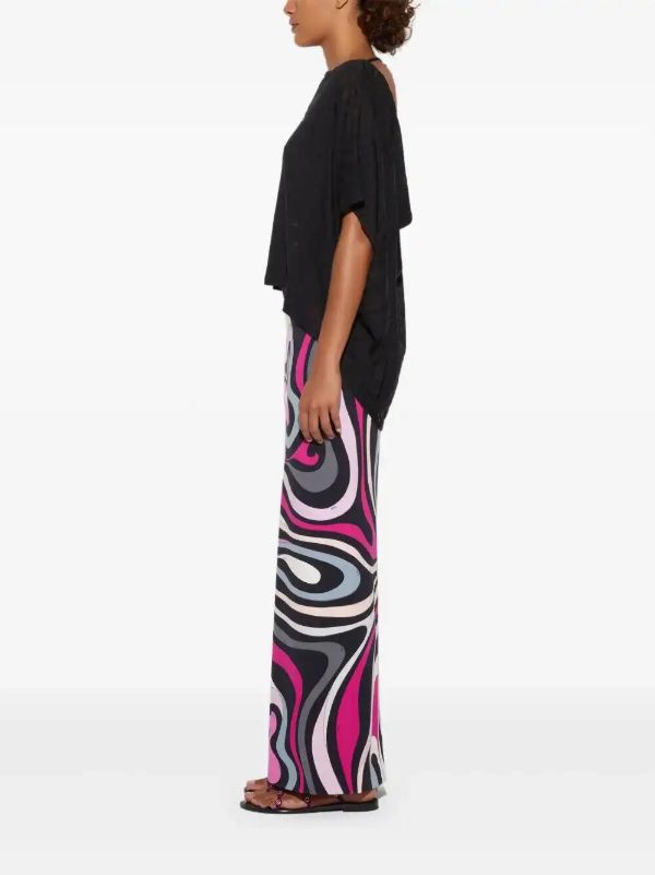 Browns PUCCI Marmo-print Maxi Skirt | Browns Fitted Skirts