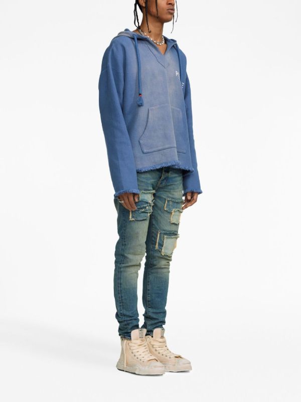 Browns Purple Brand Blue P001 Distressed Skinny Jeans | Browns Skinny Jeans